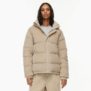 Aritzia Super Puff Corduroy Down Jacket